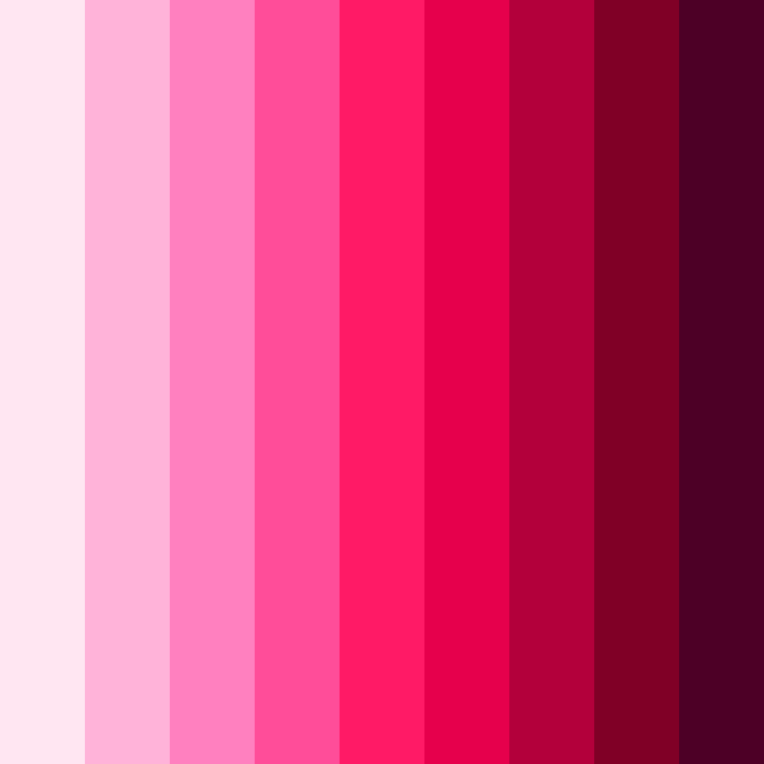 Download blush blossom symphony color palette PNG image (square)
