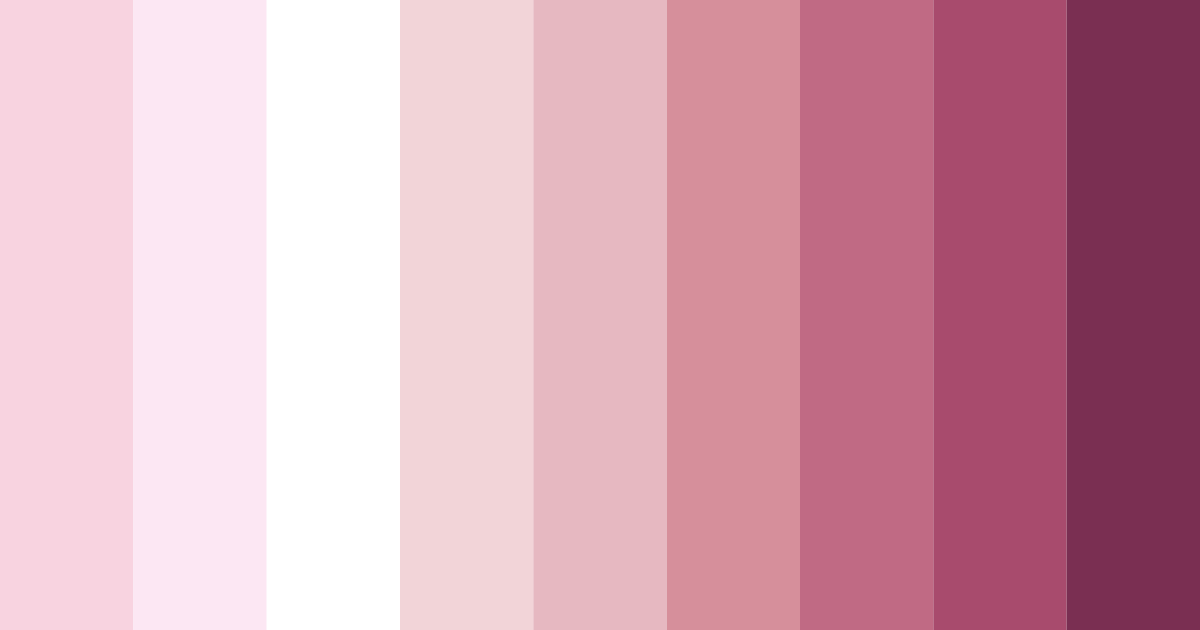 Download pink shades color palette PNG image (landscape)