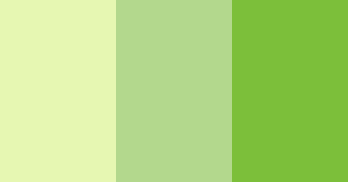 Download bright yellow green color palette PNG image (landscape)