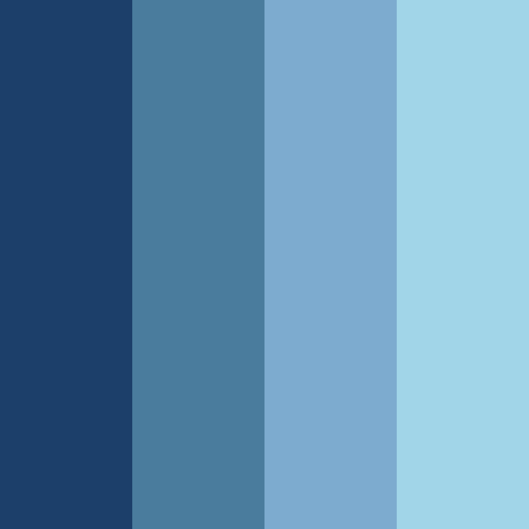 Download deep blue color palette PNG image (square)