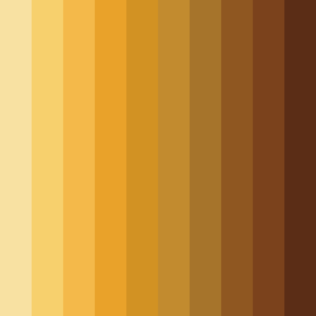 Download golden glimmer color palette PNG image (square)