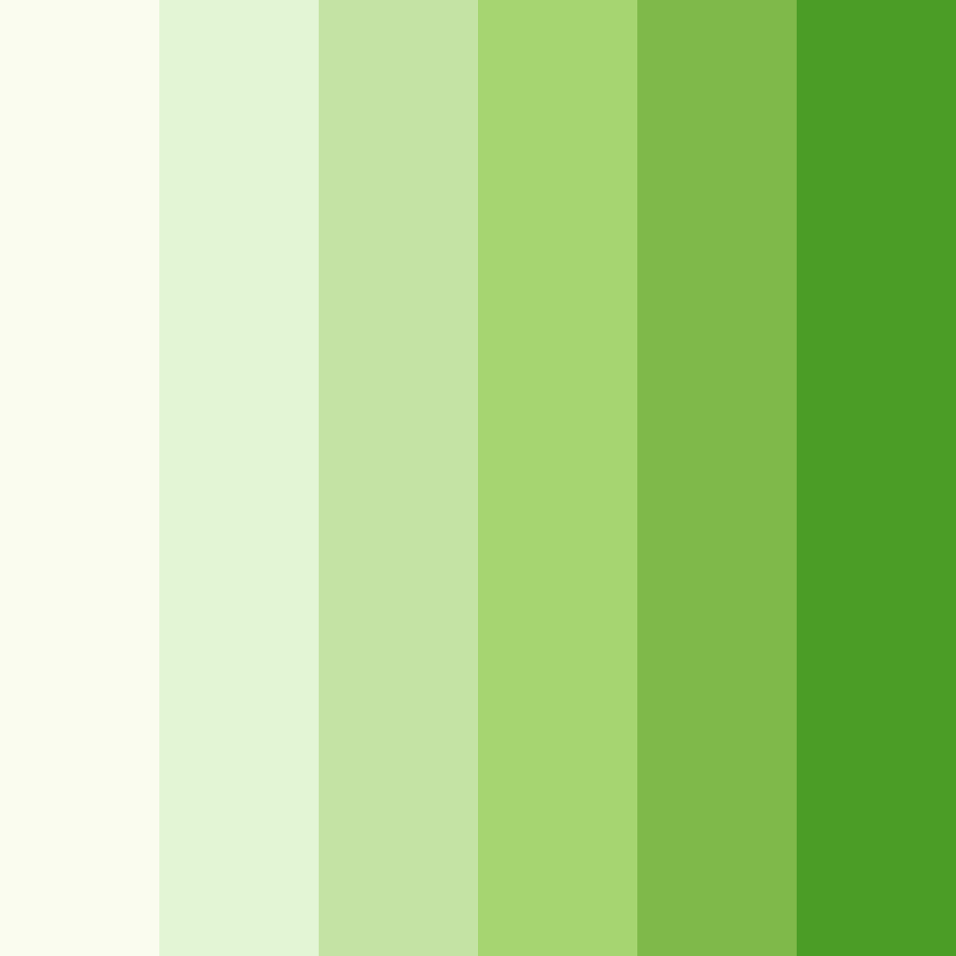 Download lush serenity color palette PNG image (square)