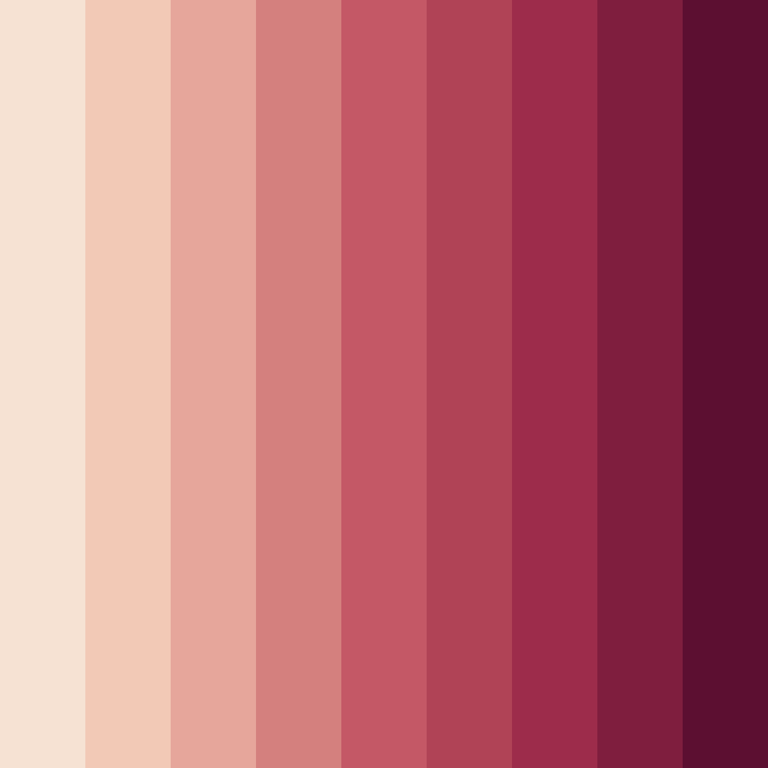 Download crimson dawn color palette PNG image (square)