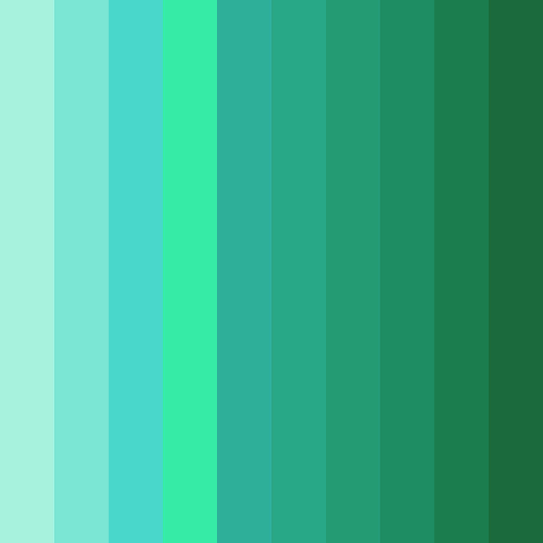 Download turquoise oasis color palette PNG image (square)