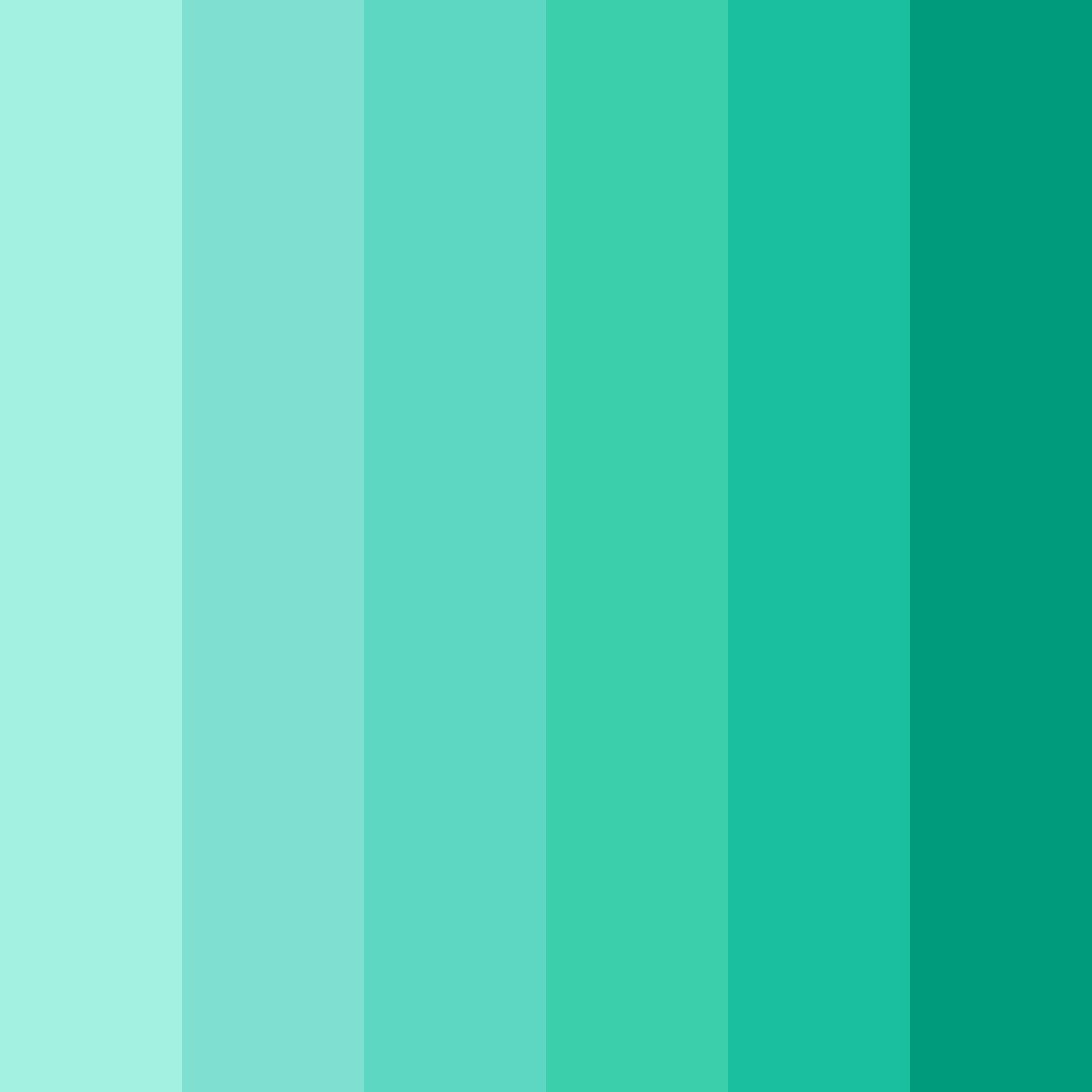 Download tropical serenity color palette PNG image (square)