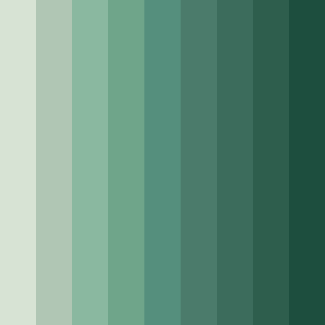 Download sage serenity color palette PNG image (square)