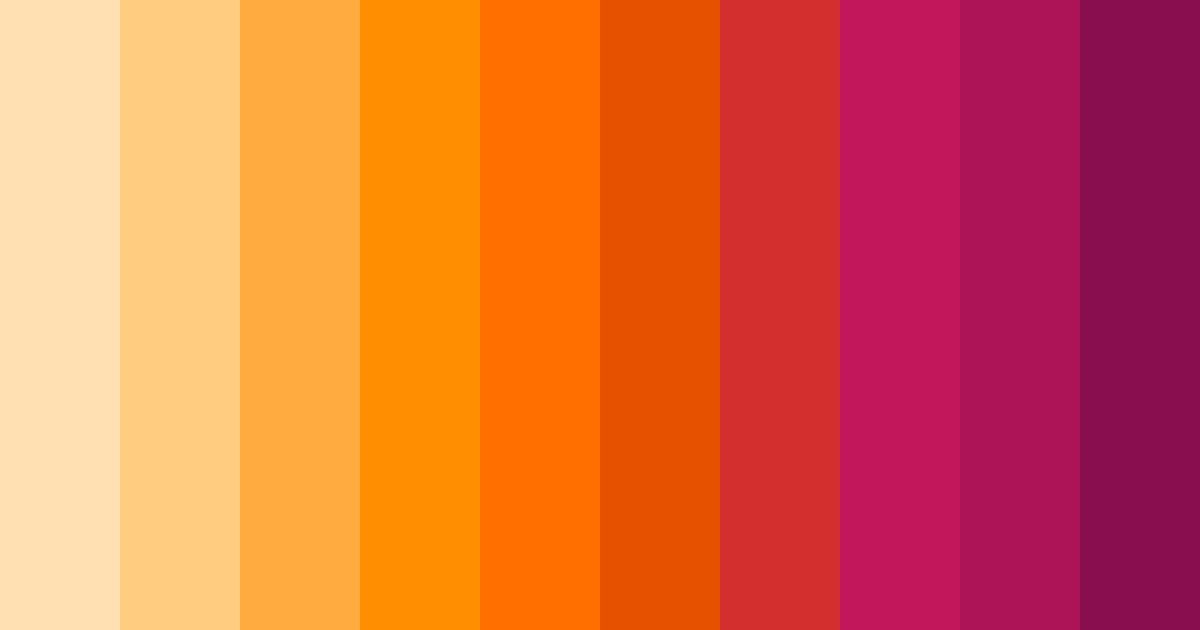 Download orange fruit tart color palette PNG image (landscape)
