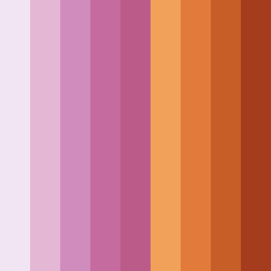 Download berry blossom sorbet color palette PNG image (square)