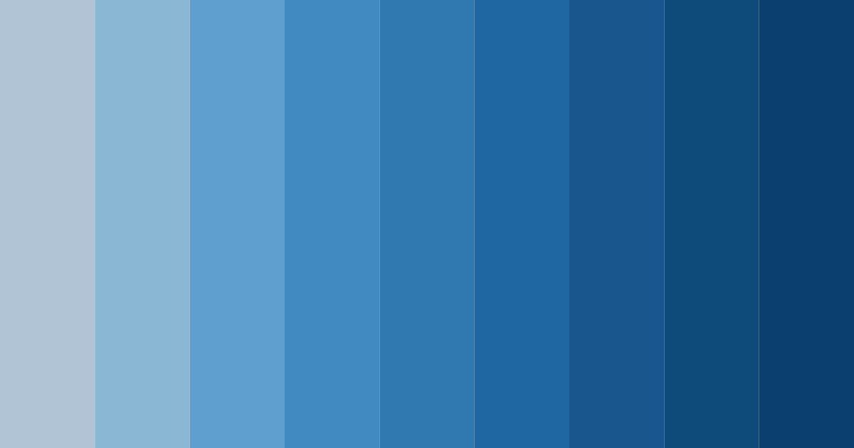 Download deep sea blue color palette PNG image (landscape)