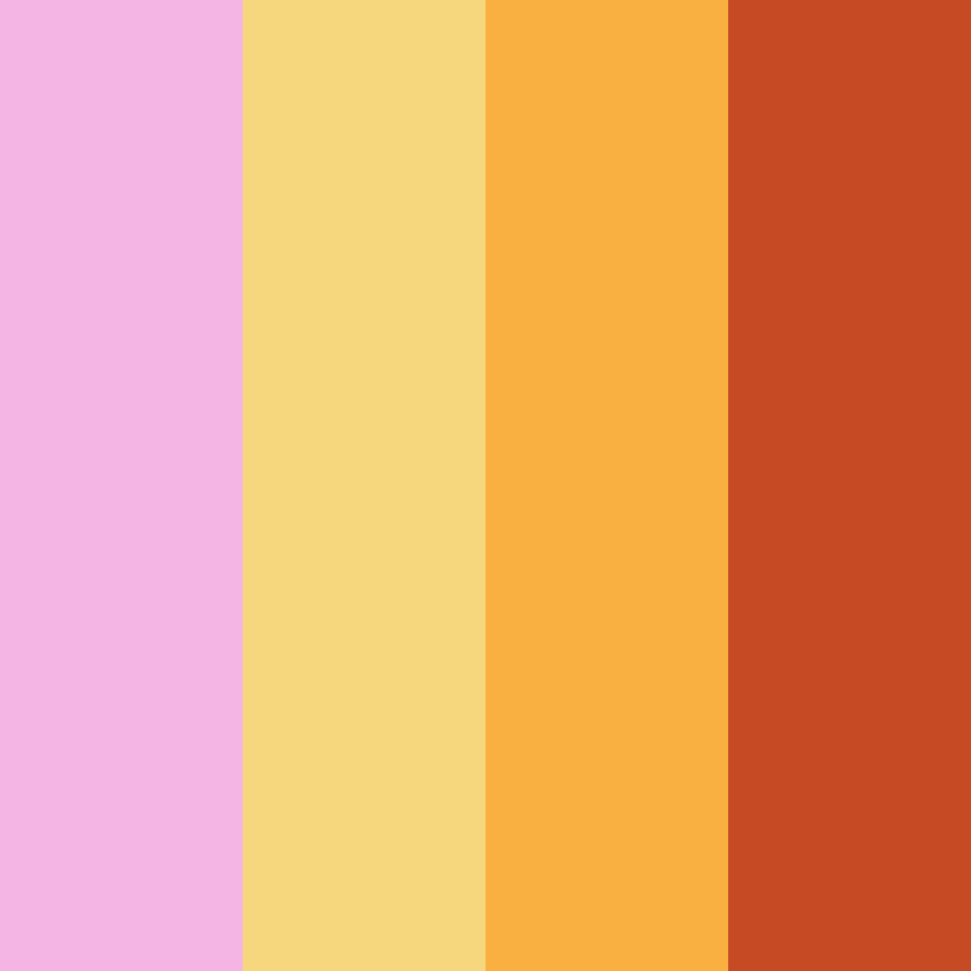 Download vibrant harmony color palette PNG image (square)