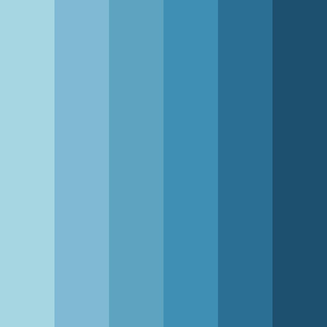Download tranquil tides color palette PNG image (square)