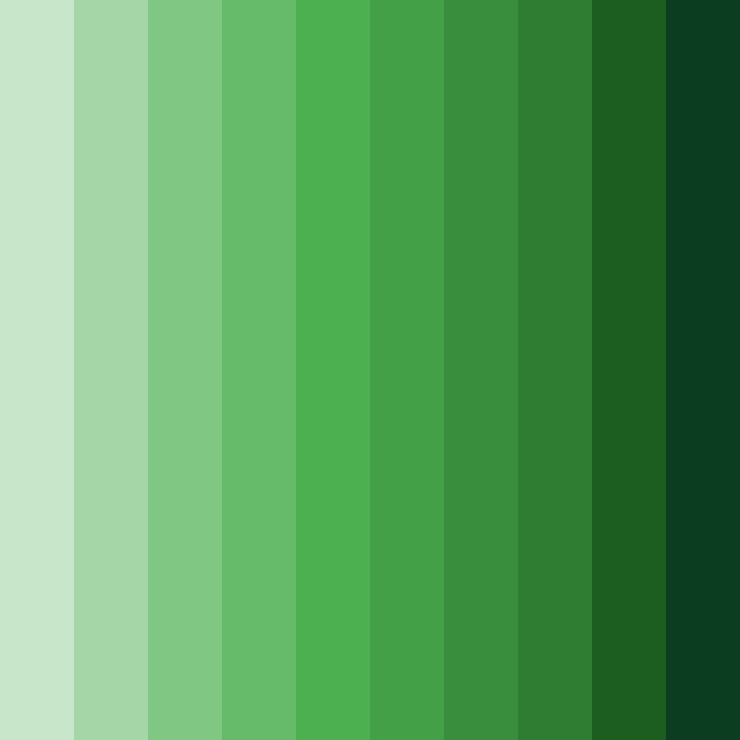 Download verdant oasis color palette PNG image (square)