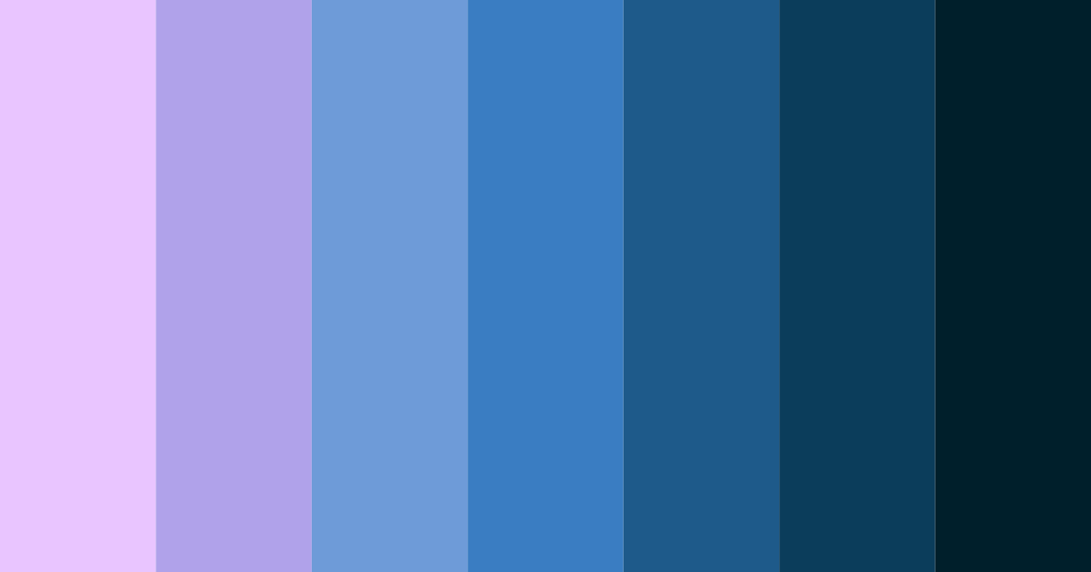 Download celestial dreams color palette PNG image (landscape)