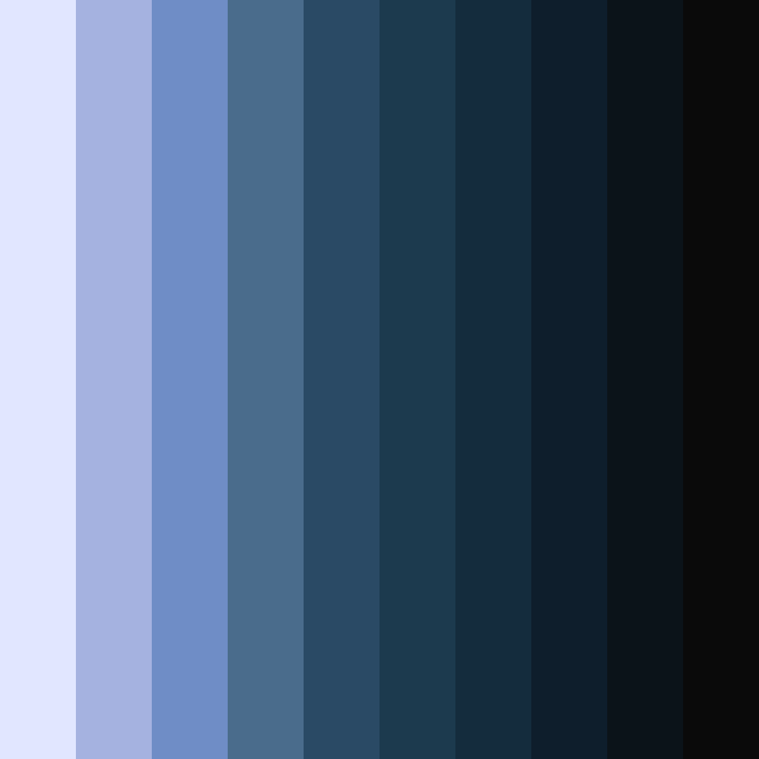Download celestial soiree color palette PNG image (square)