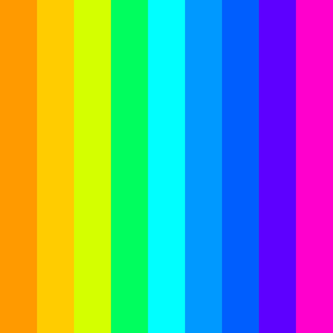 Download spectrum symphony color palette PNG image (square)