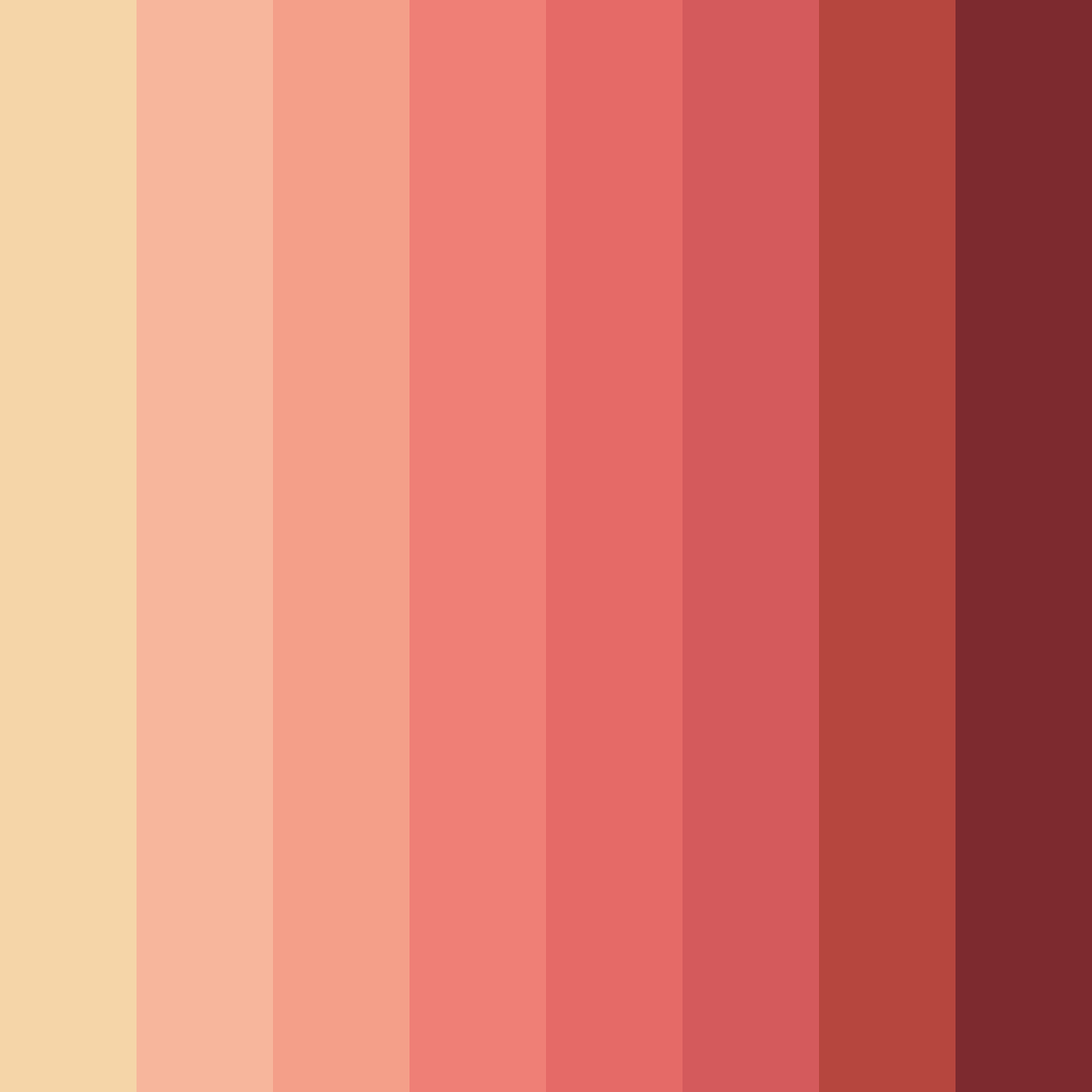 Download sunset serenade color palette PNG image (square)