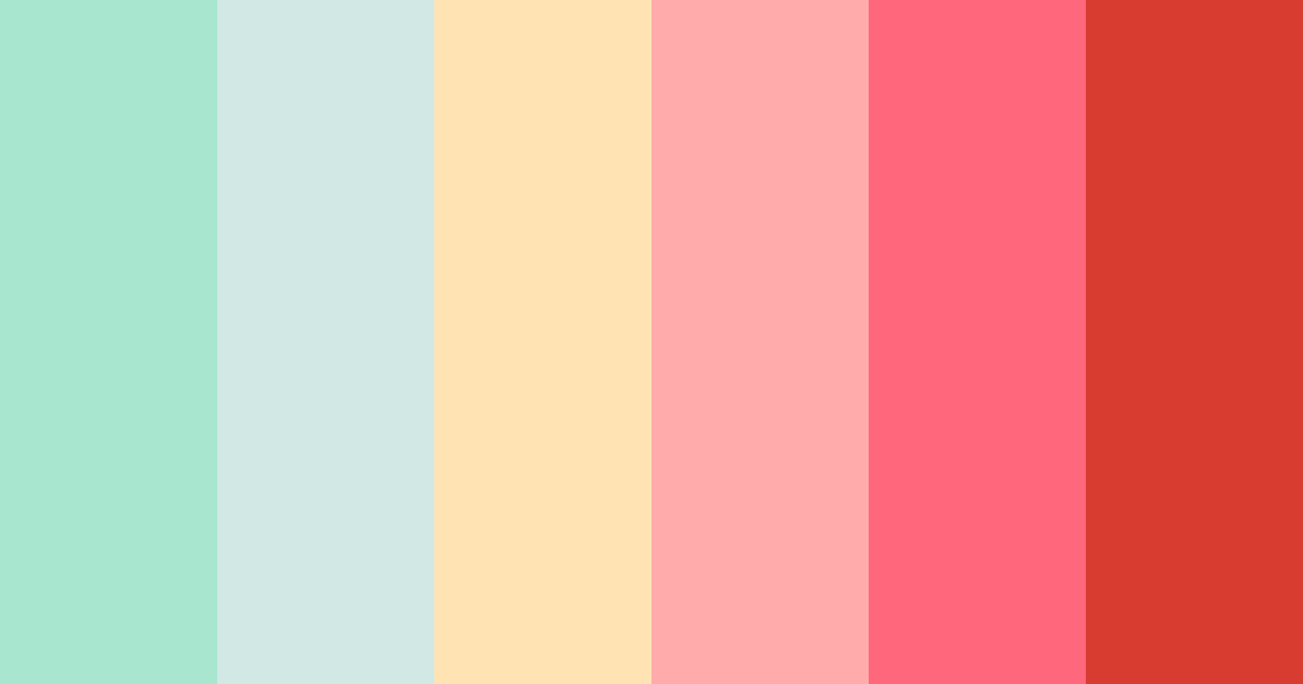 Download shades of red, green, and blue color palette PNG image (landscape)