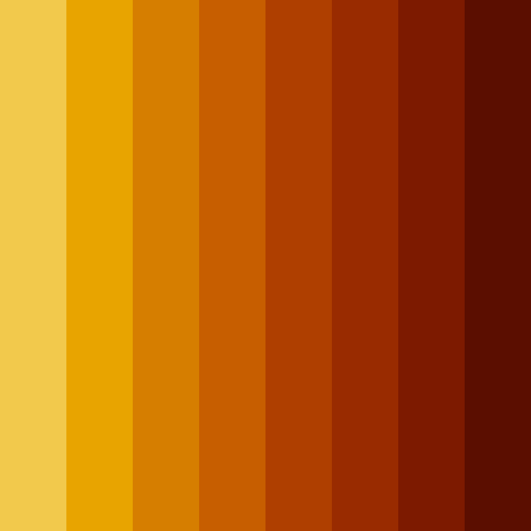 Download orange war color palette PNG image (square)