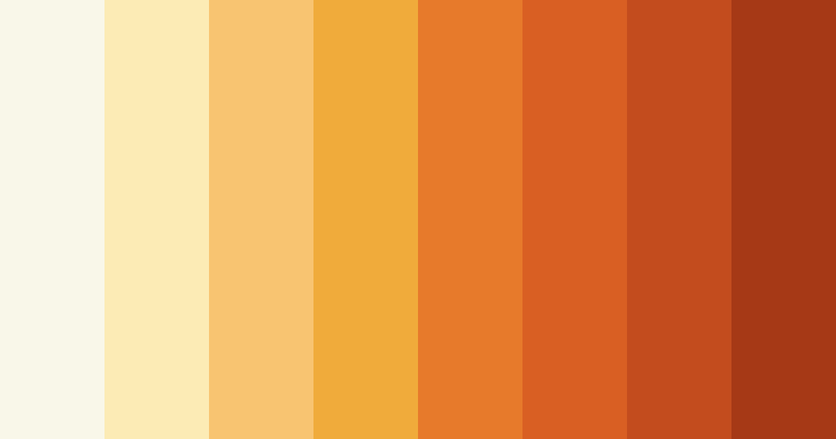 Download autumn ember glow color palette PNG image (landscape)
