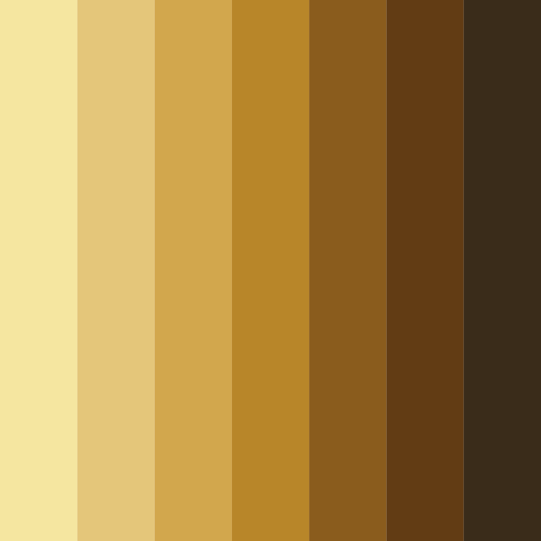 Download banana grove color palette PNG image (square)