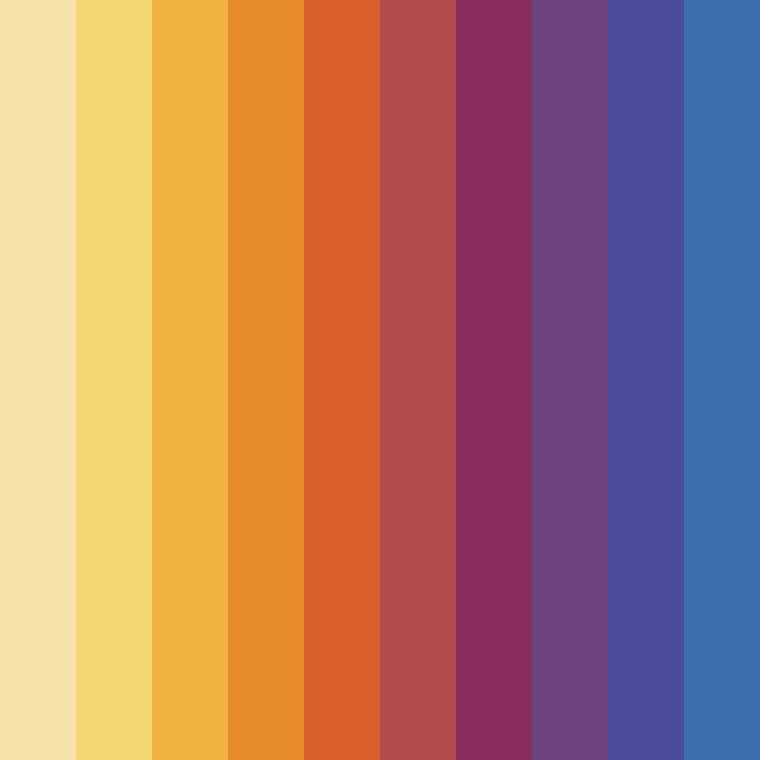 Download springtime serenade color palette PNG image (square)