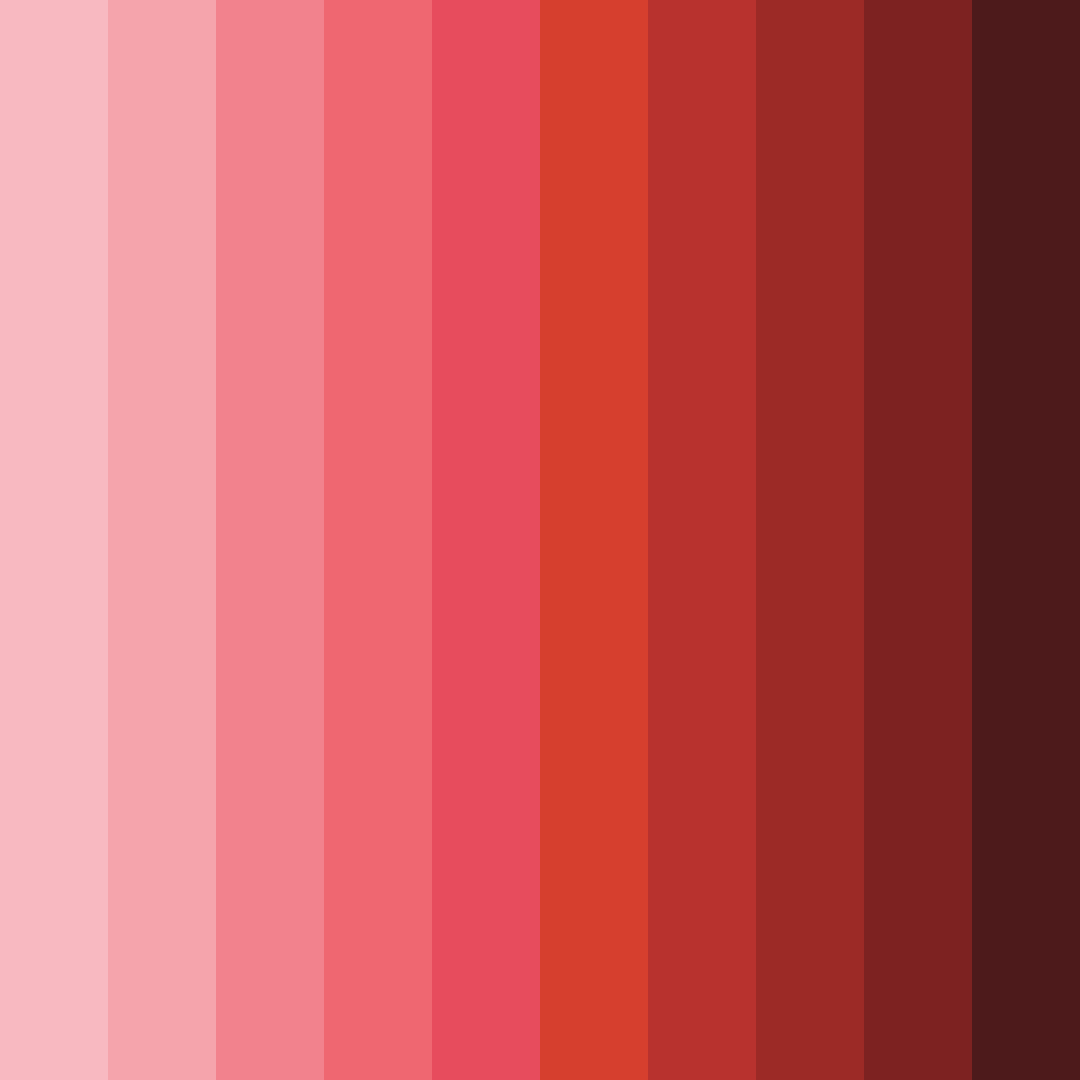 Download crimson serenade color palette PNG image (square)