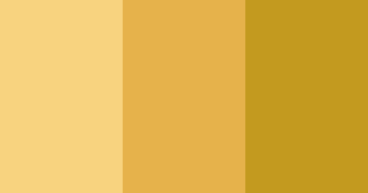 Download golden glow color palette PNG image (landscape)