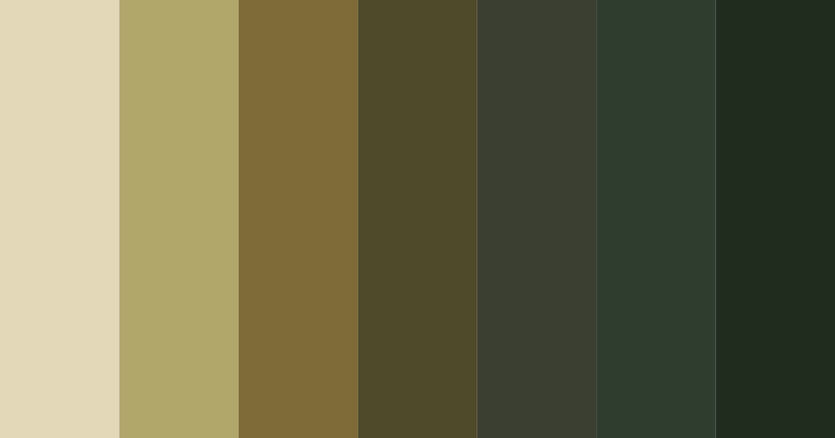Download whispers of the forest color palette PNG image (landscape)