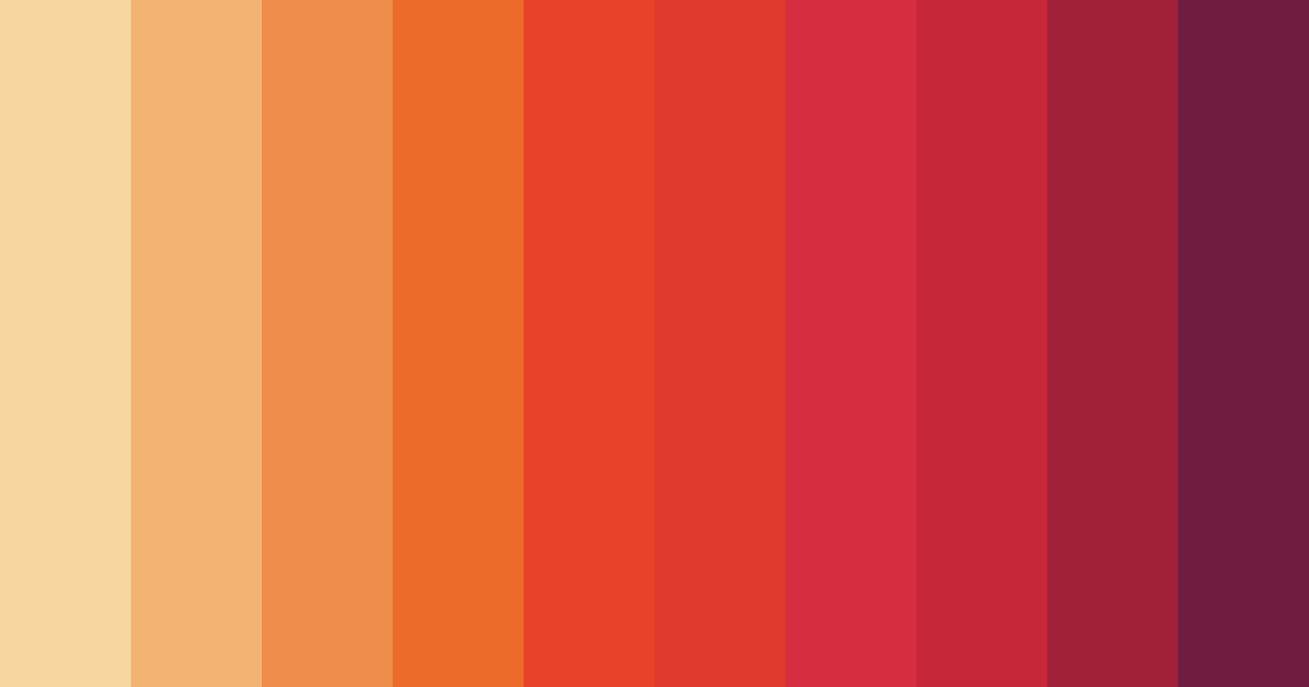 Download dawn's embrace color palette PNG image (landscape)