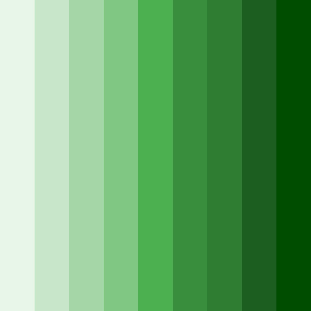 Download emerald awakening color palette PNG image (square)