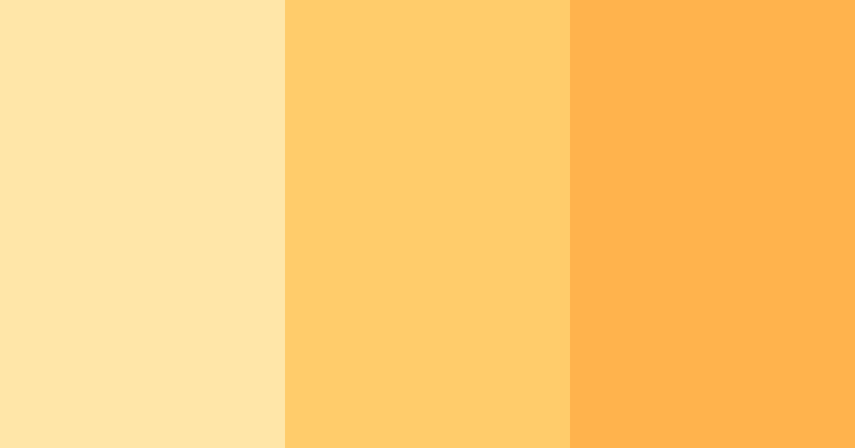 Download sunny yellow color palette PNG image (landscape)