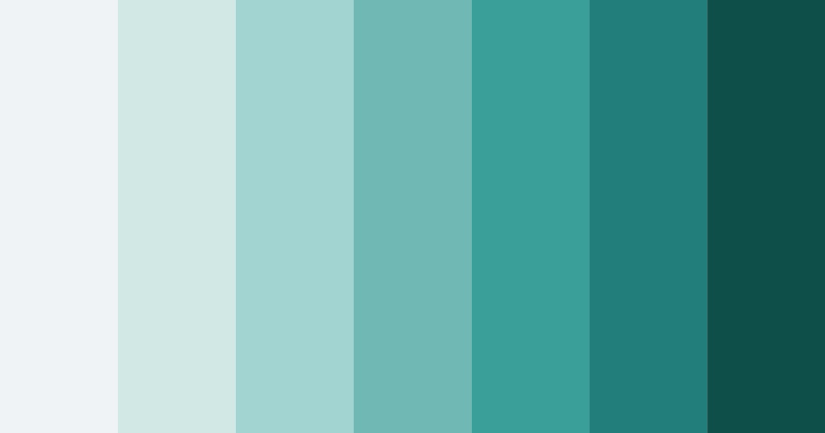 Download teal tides color palette PNG image (landscape)