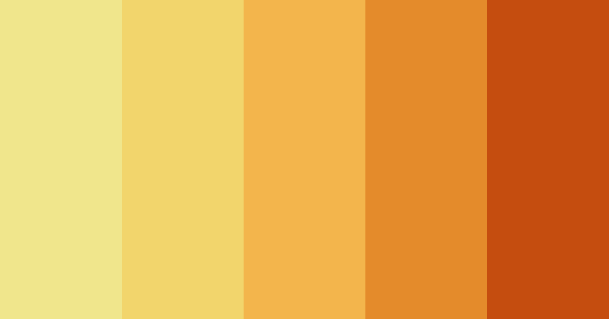 Download orange lumone color palette PNG image (landscape)