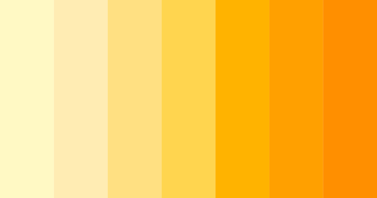 Download bright yellow color palette PNG image (landscape)