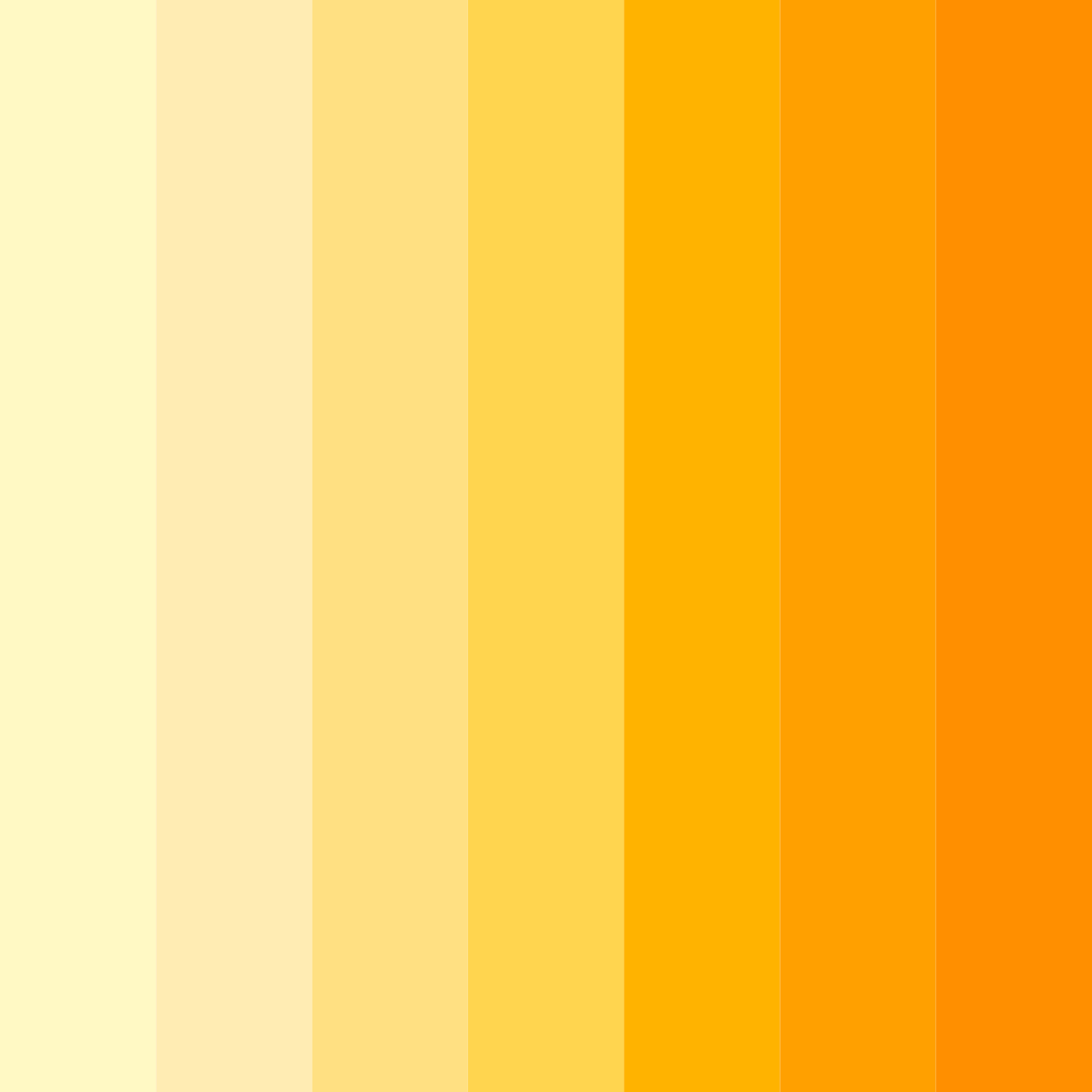 Download bright yellow color palette PNG image (square)