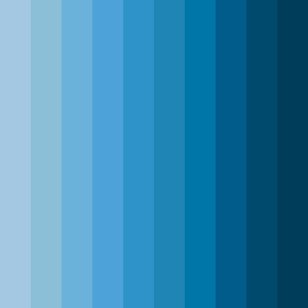 Download dreamy blue color palette PNG image (square)