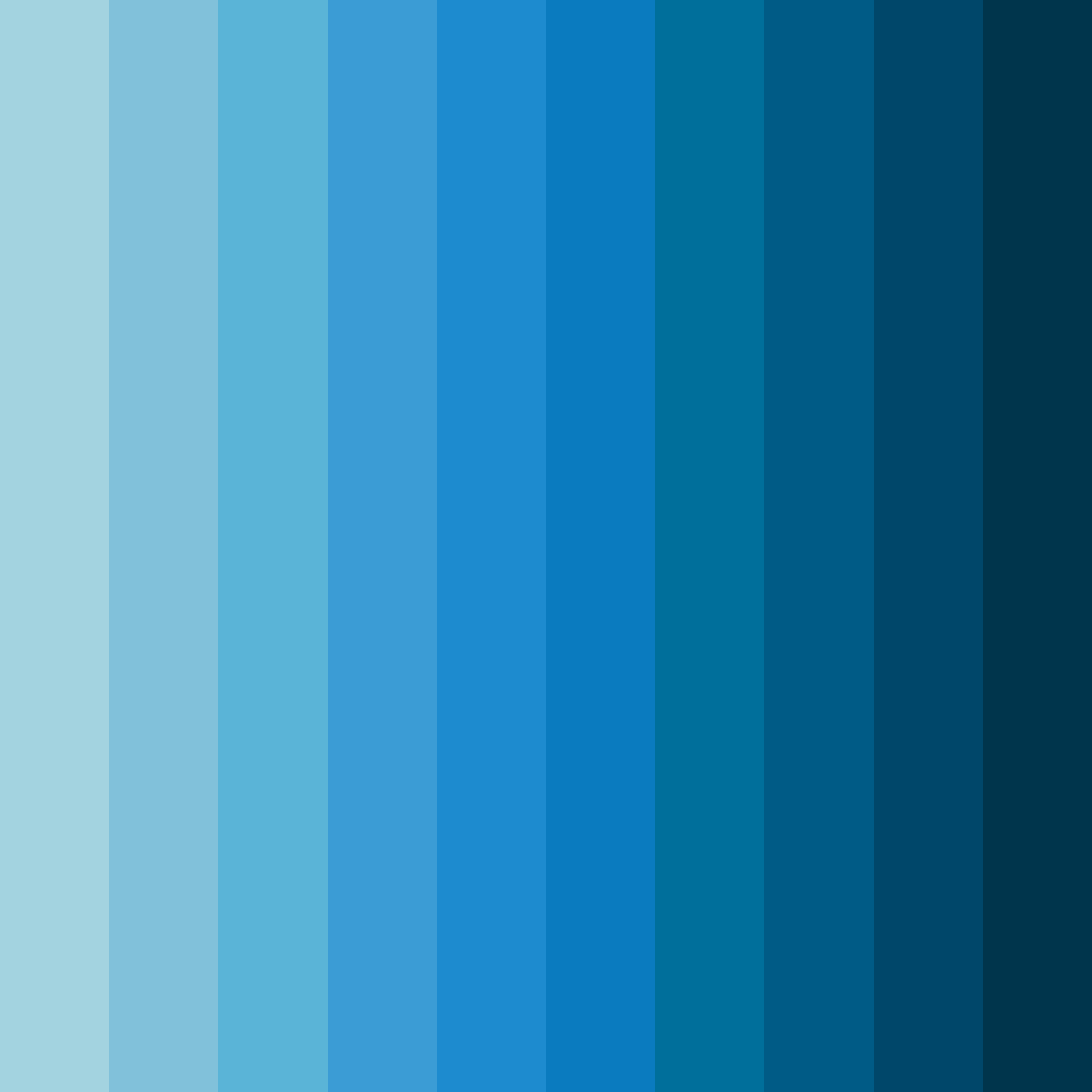 Download oceanic serenade color palette PNG image (square)