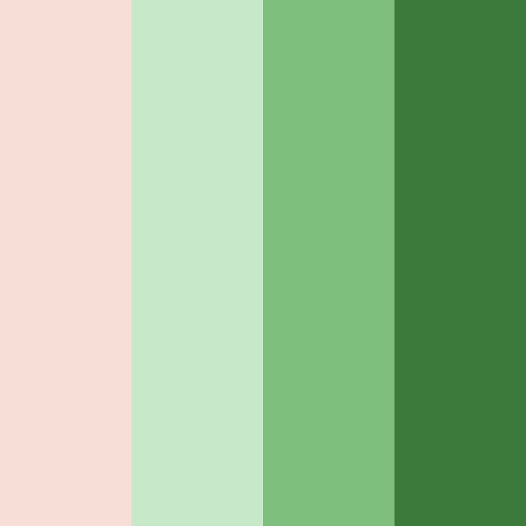 Download shades of red and green color palette PNG image (square)