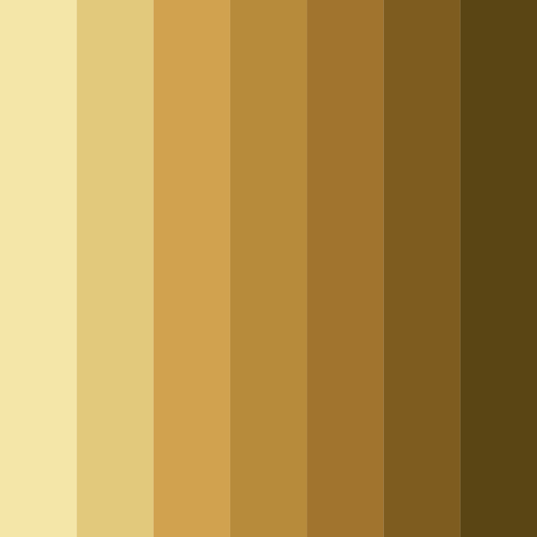 Download golden harvest dream color palette PNG image (square)