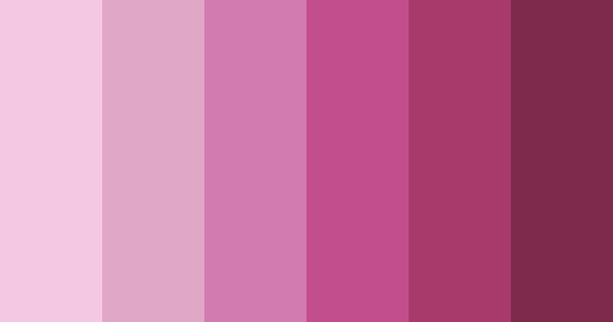 Download pink shades color palette PNG image (landscape)