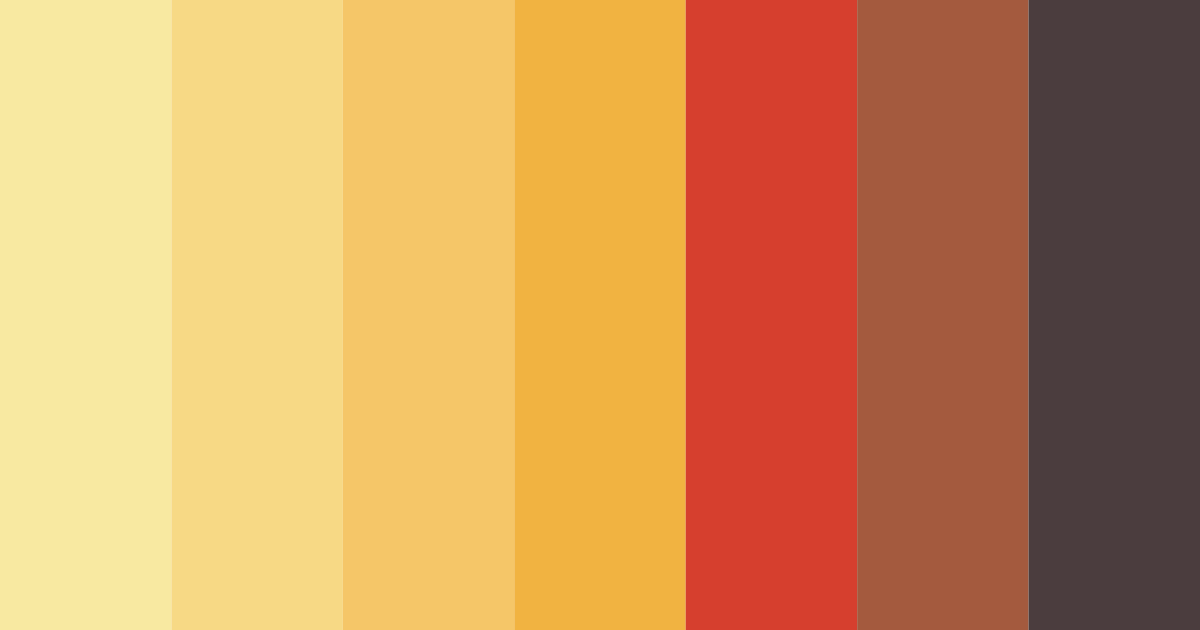 Download sunset harvest color palette PNG image (landscape)