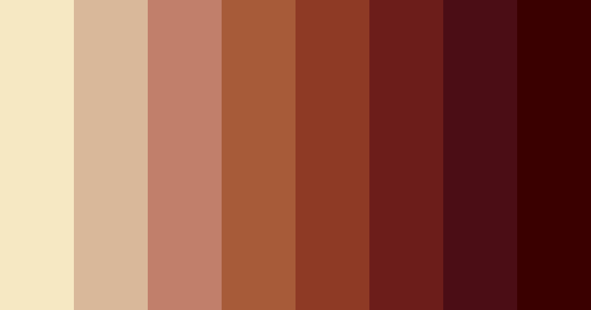Download autumn red color palette PNG image (landscape)