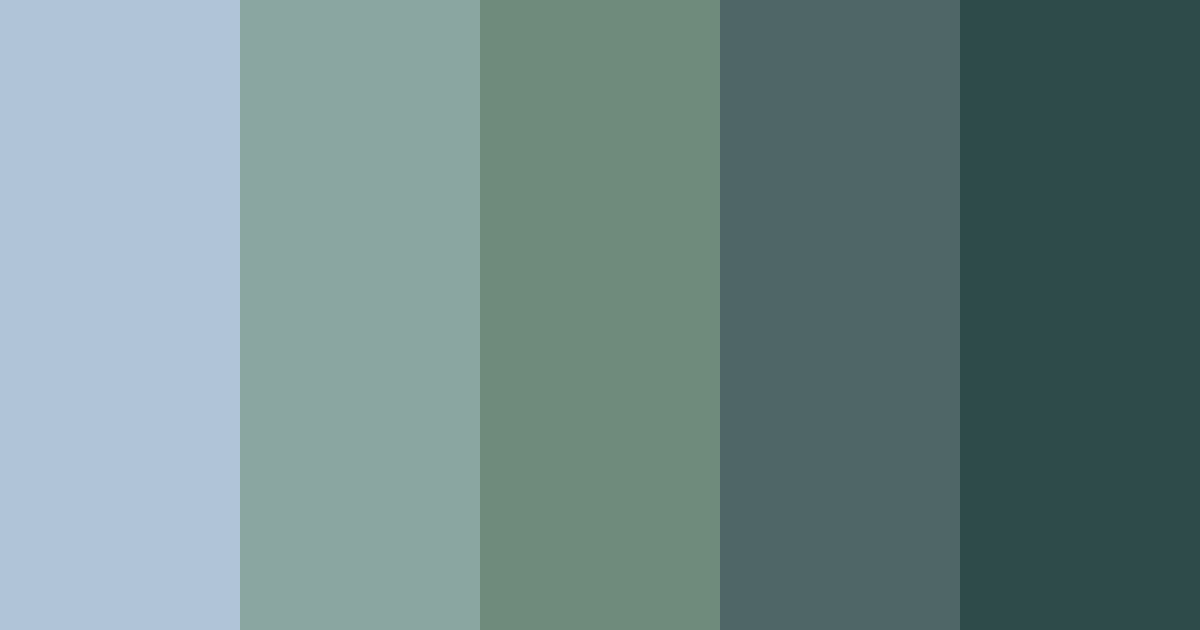 Download misty woodland hues color palette PNG image (landscape)