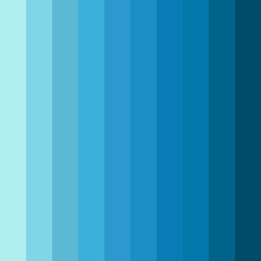 Download aqua bliss color palette PNG image (square)