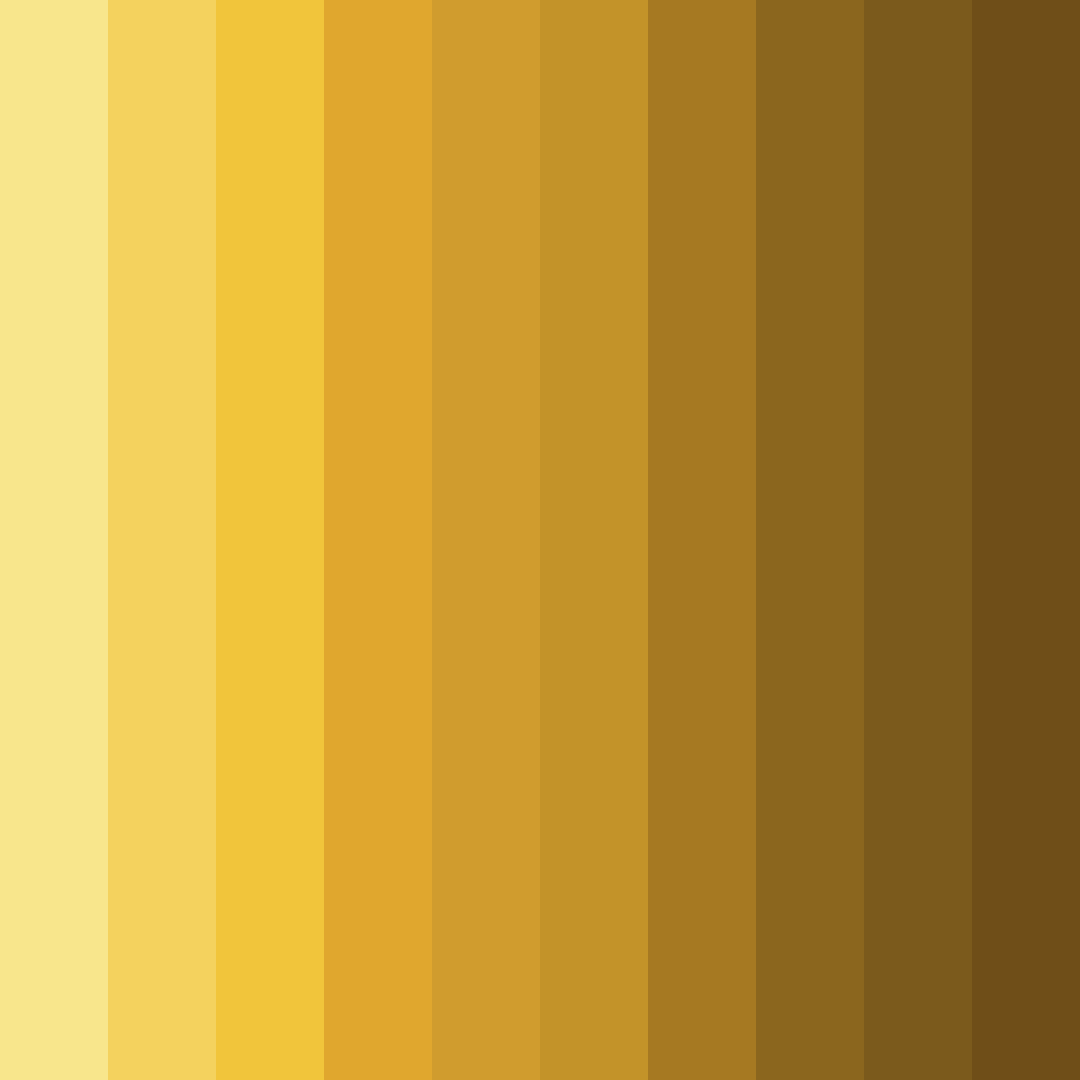 Download mustard shades color palette PNG image (square)