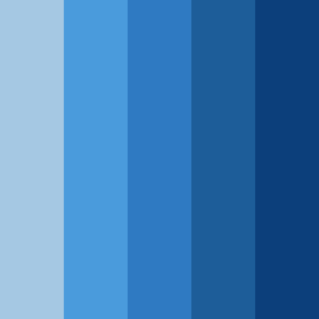 Download azure dreams color palette PNG image (square)