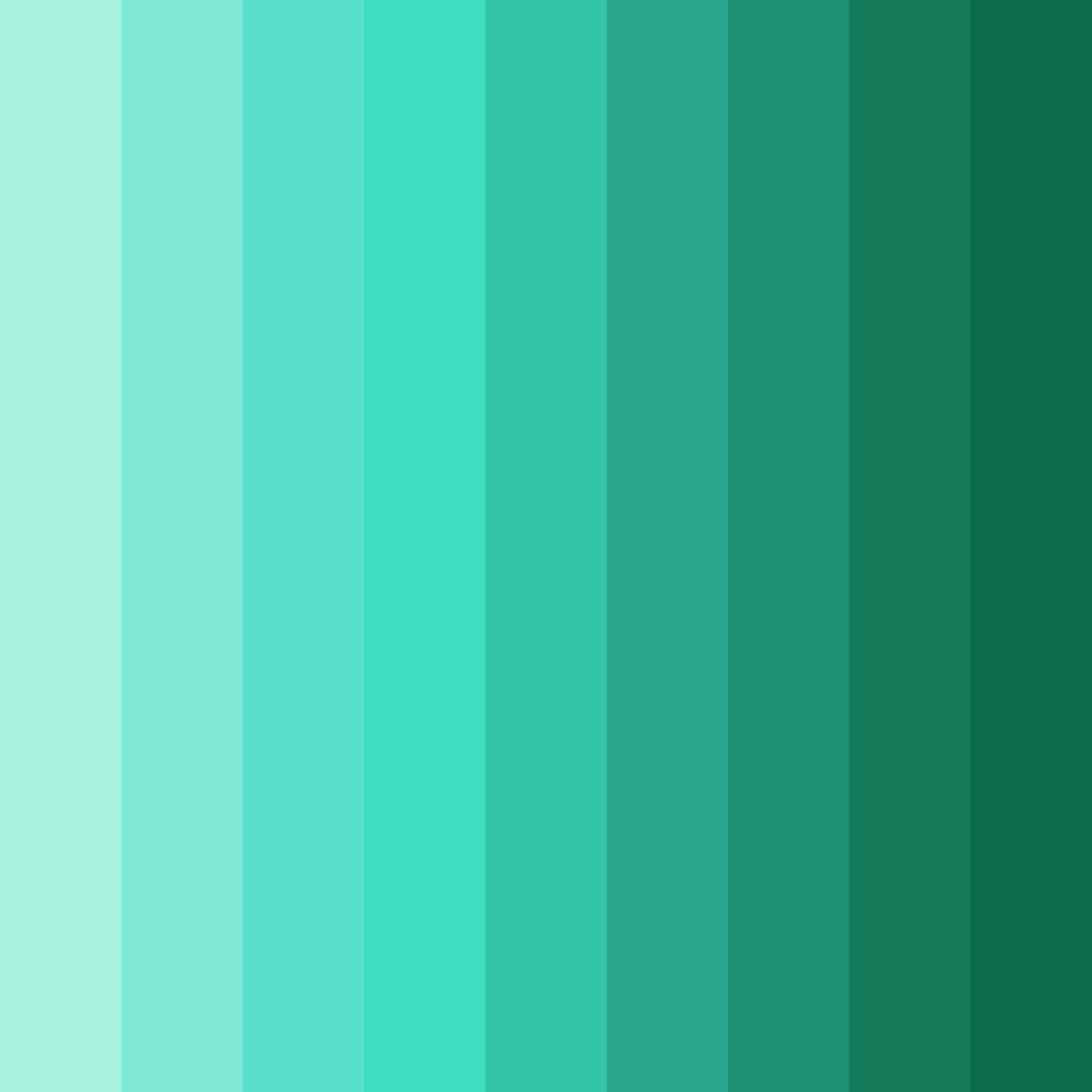 Download aqua oasis color palette PNG image (square)