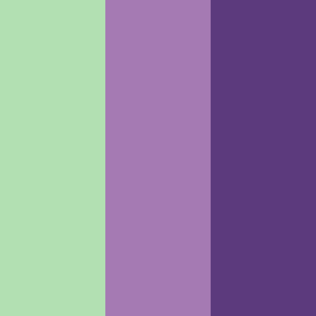 Download shades of green and purple color palette PNG image (square)