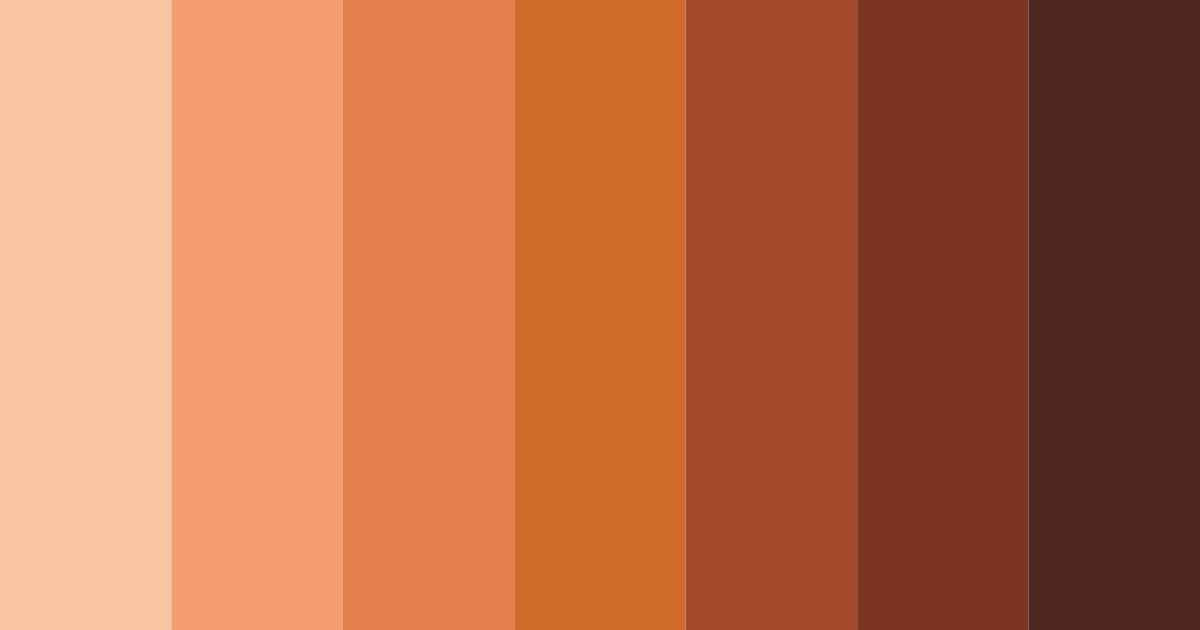 Download orange fall color palette PNG image (landscape)