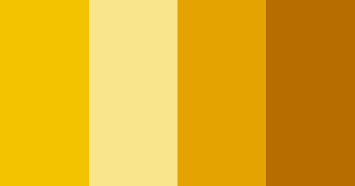 Download golden radiators color palette PNG image (landscape)